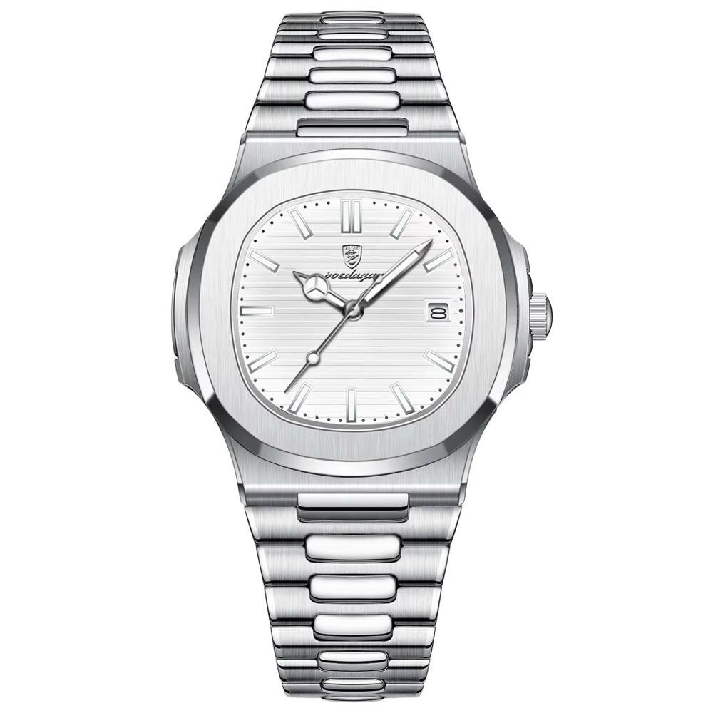 Ceas Argintiu Premium – Stil Elegant, Preț Surprinzător
