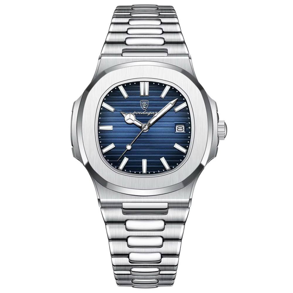 Ceas Argintiu Premium – Stil Elegant, Preț Surprinzător