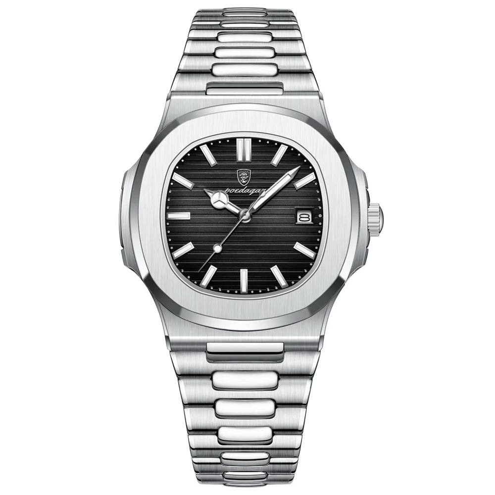 Ceas Argintiu Premium – Stil Elegant, Preț Surprinzător