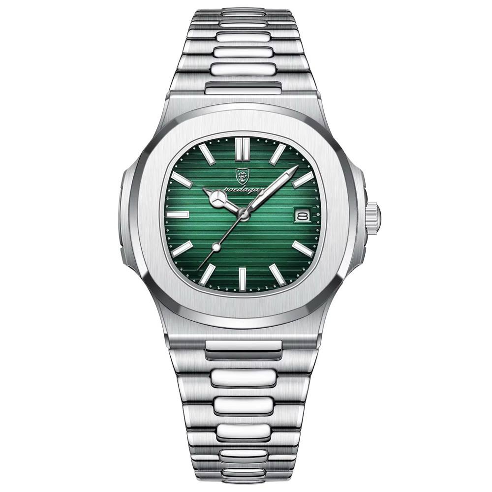Ceas Argintiu Premium – Stil Elegant, Preț Surprinzător