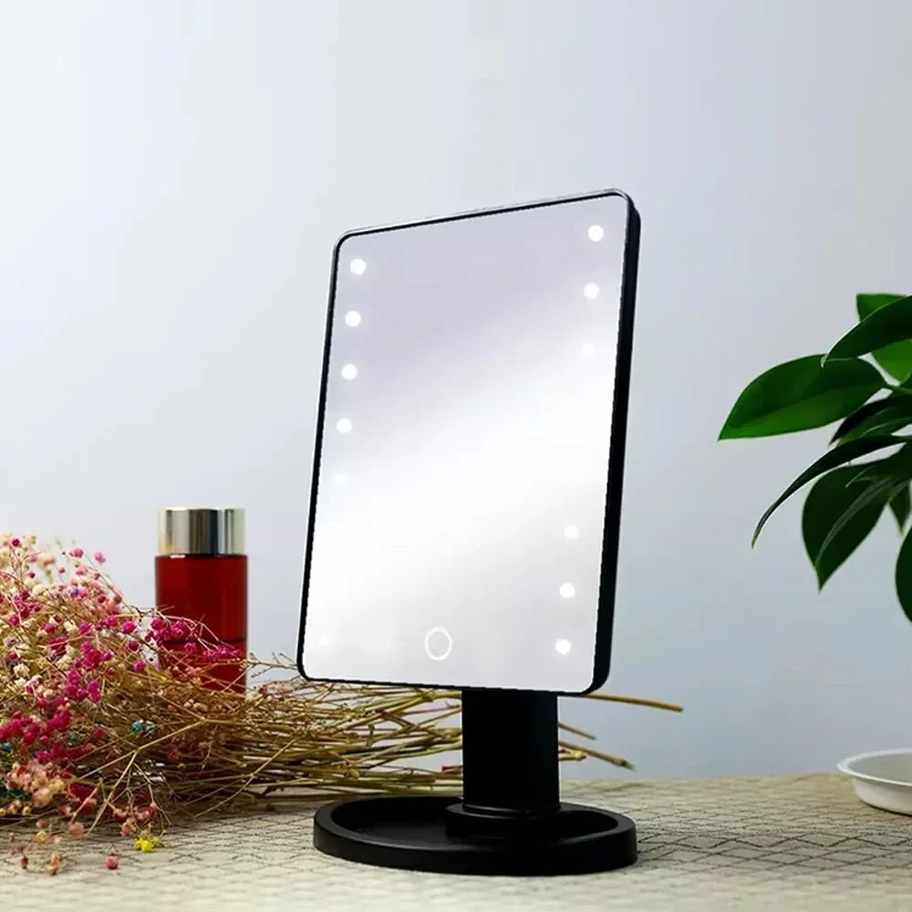 Oglindă de Machiaj Iluminată cu LED