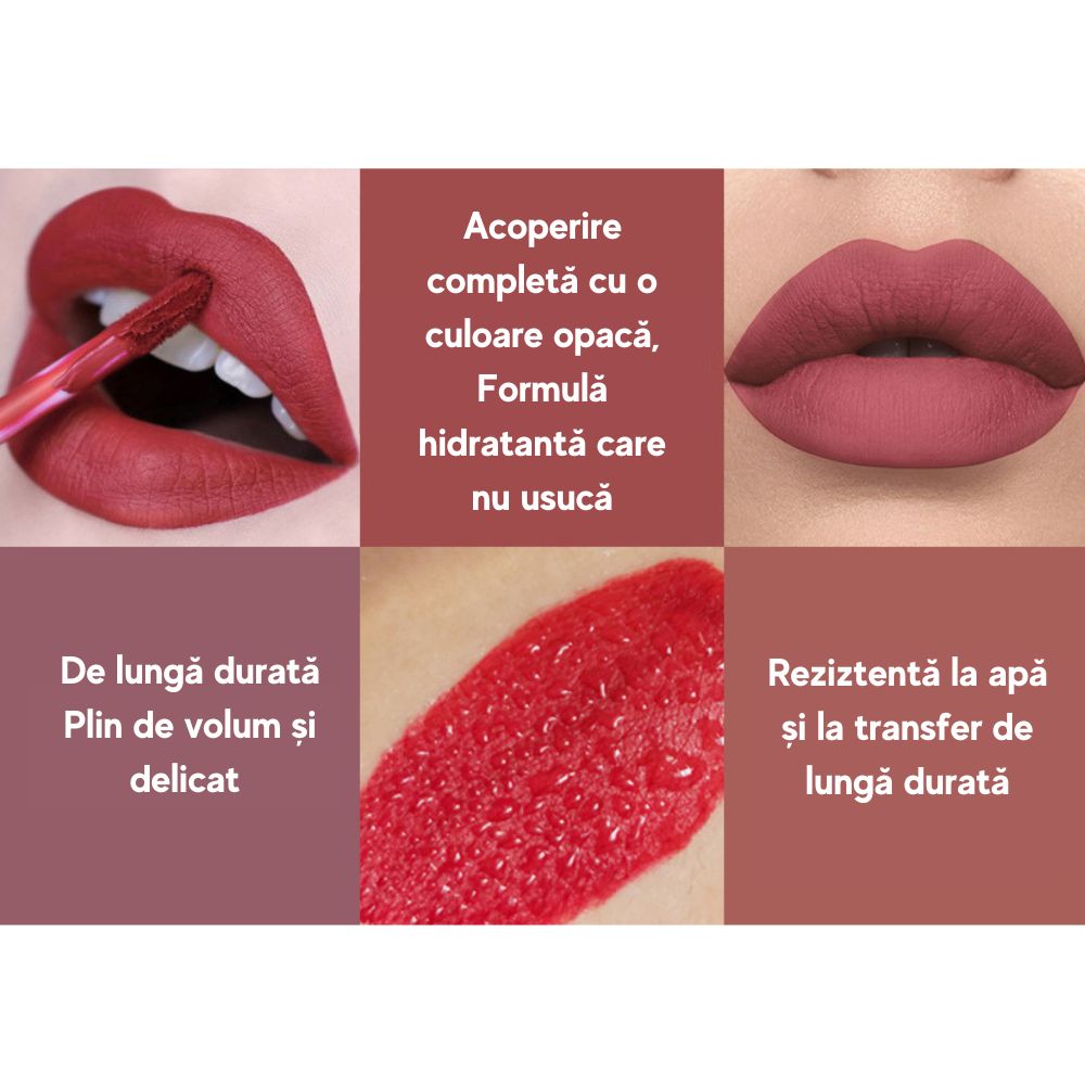 6 Rujuri lichide mate rezistente la transfer