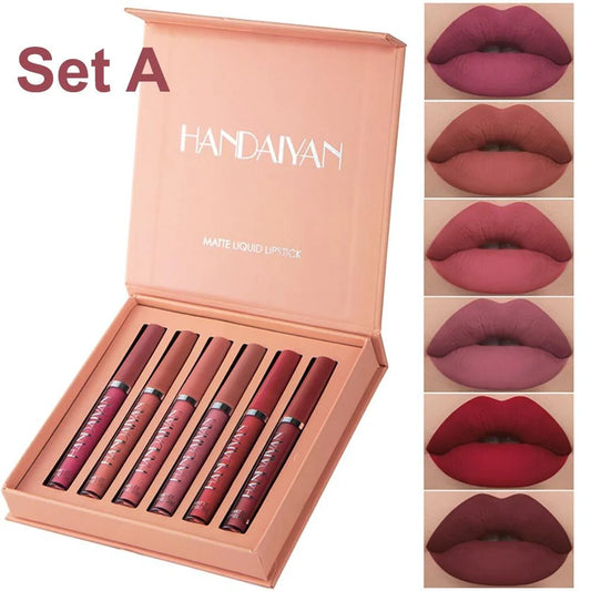 Handaiyan – Set 6 Rujuri Lichide Mate Rezistente la Transfer