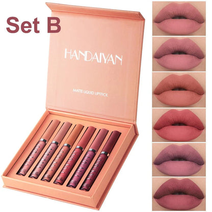 Handaiyan – Set 6 Rujuri Lichide Mate Rezistente la Transfer