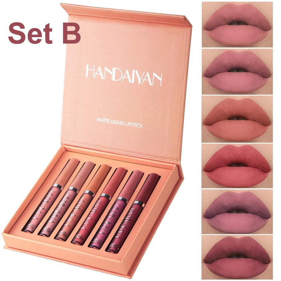 Handaiyan – Set 6 Rujuri Lichide Mate Rezistente la Transfer
