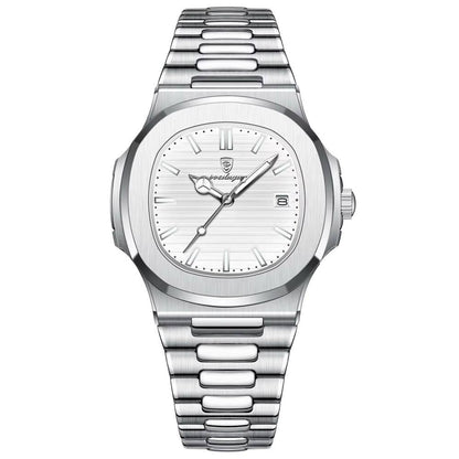 Ceas Argintiu Premium – Stil Elegant, Preț Surprinzător